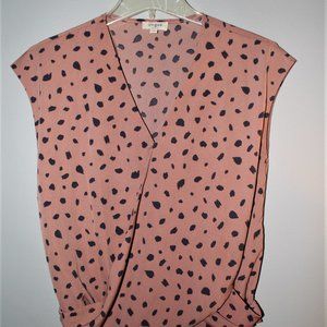 Umgee Cap-sleeved Blouse